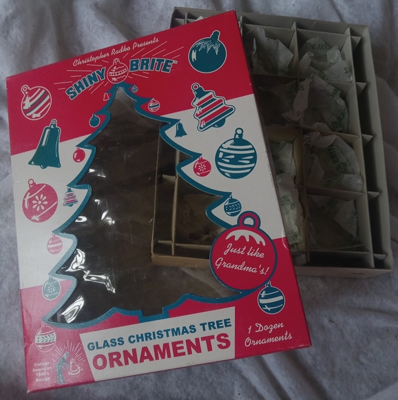 Christopher radko shiny brite BOX ONLY - Picture 6 of 6